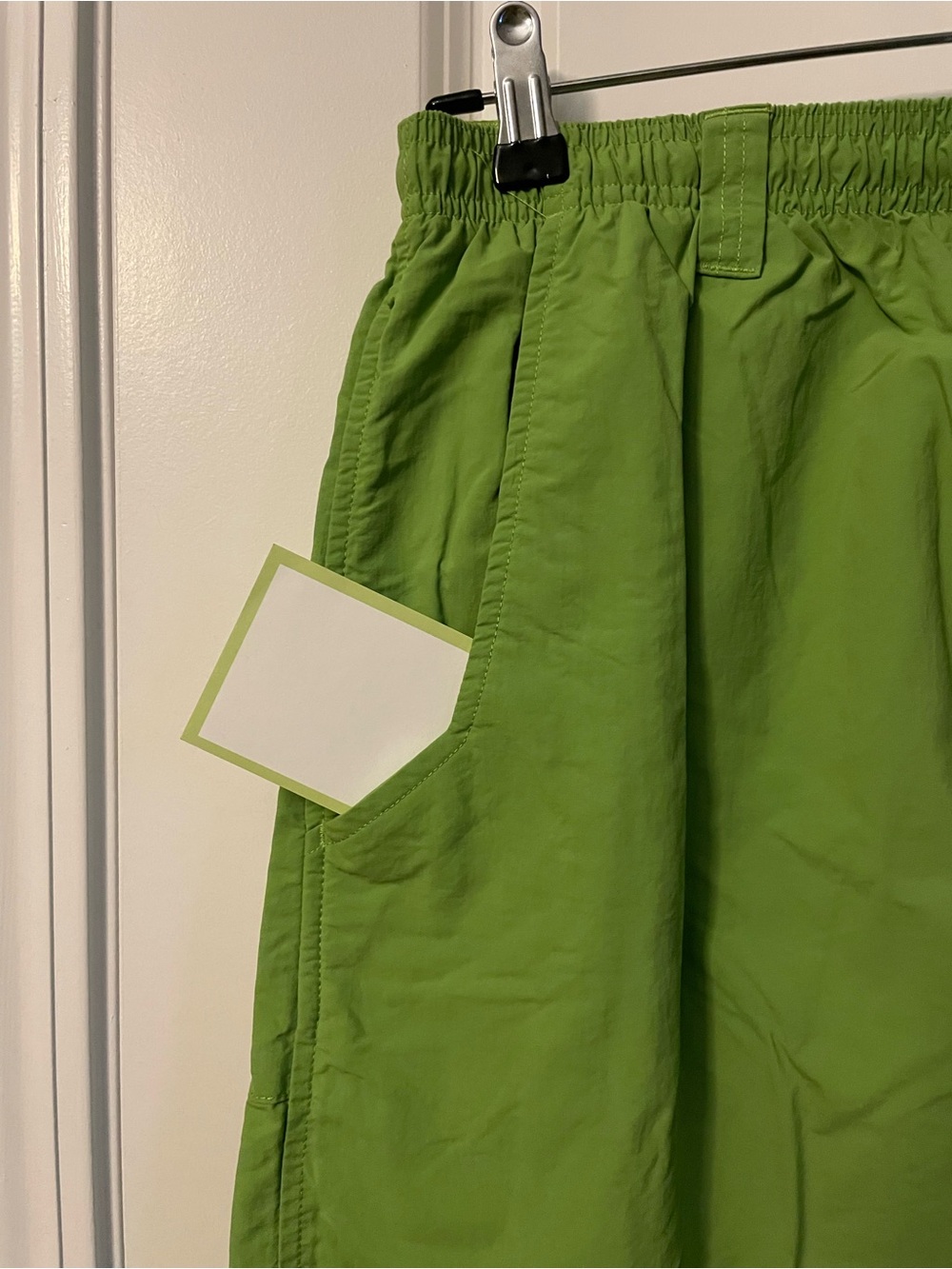 Men’s PFG Columbia Green Swim Trunks Bottoms Medium Omnishade - Picture 2 of 6